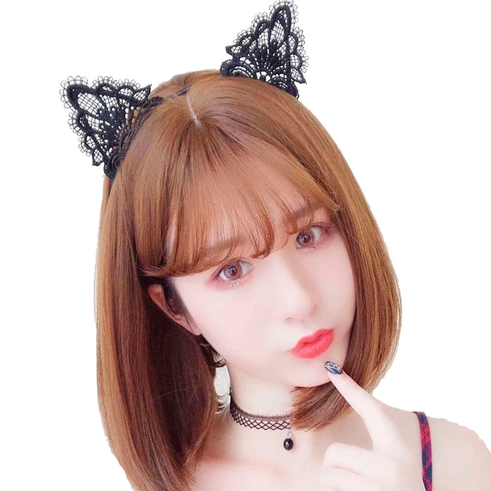 Ободок с ушками кошки