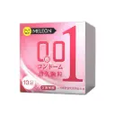 Презерватив ультратонкий MELEON 0,01мм с точками (10 шт)