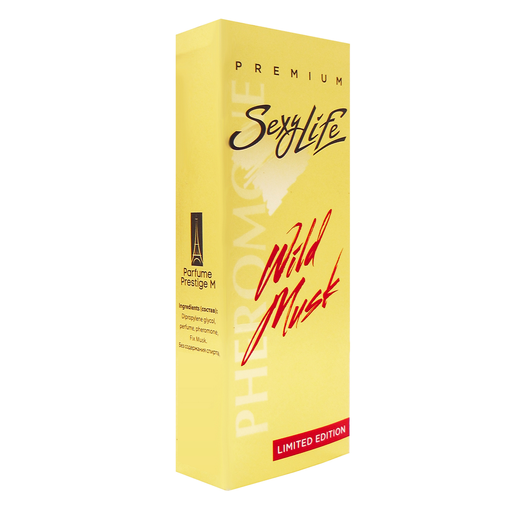 Духи с феромонам Sexy Life Wild Musk №7 Honey Aoud, женские (10 мл)