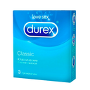 Презерватив из натурального латекса durex classic (3шт в уп)